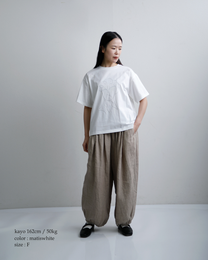 Gauze#(ガーゼ)コットンアートTシャツARTT-SHIRTg1167