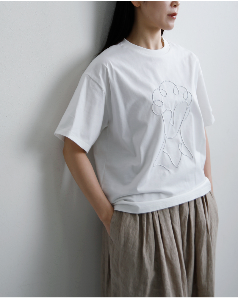 Gauze#(ガーゼ)コットンアートTシャツARTT-SHIRTg1167