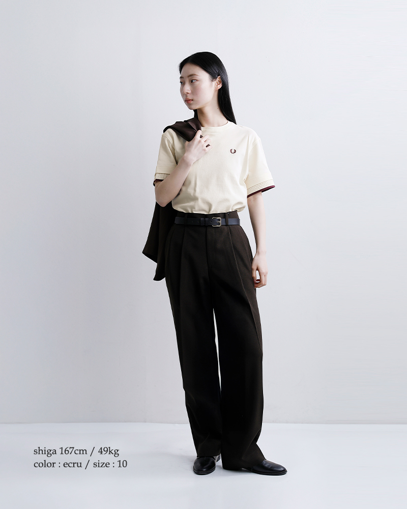 FRED PERRY(フレッド ペリー)メッシュ カフ ピケ 半袖Tシャツ MESH CUFF PIQUE T-SHIRT g2167