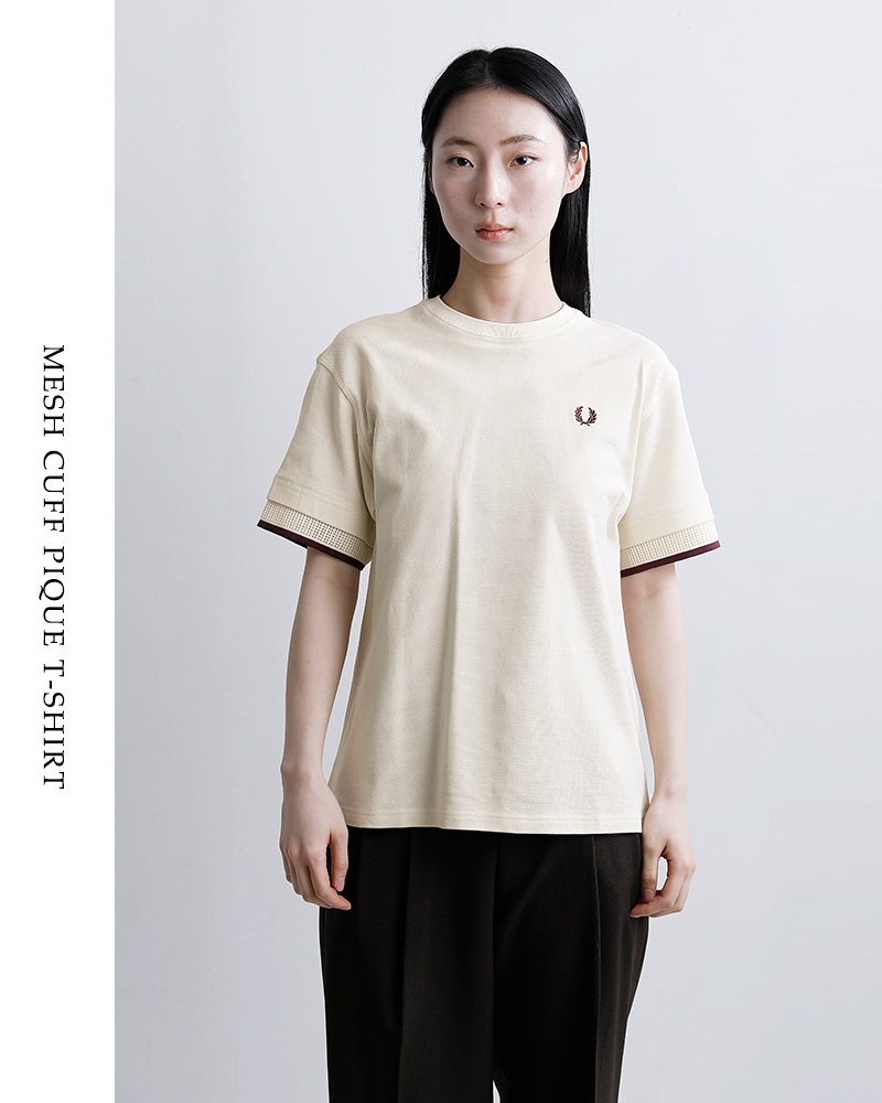 FRED PERRY(フレッド ペリー)メッシュ カフ ピケ 半袖Tシャツ MESH CUFF PIQUE T-SHIRT g2167