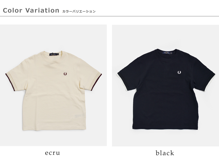 FRED PERRY(フレッド ペリー)メッシュ カフ ピケ 半袖Tシャツ MESH CUFF PIQUE T-SHIRT g2167