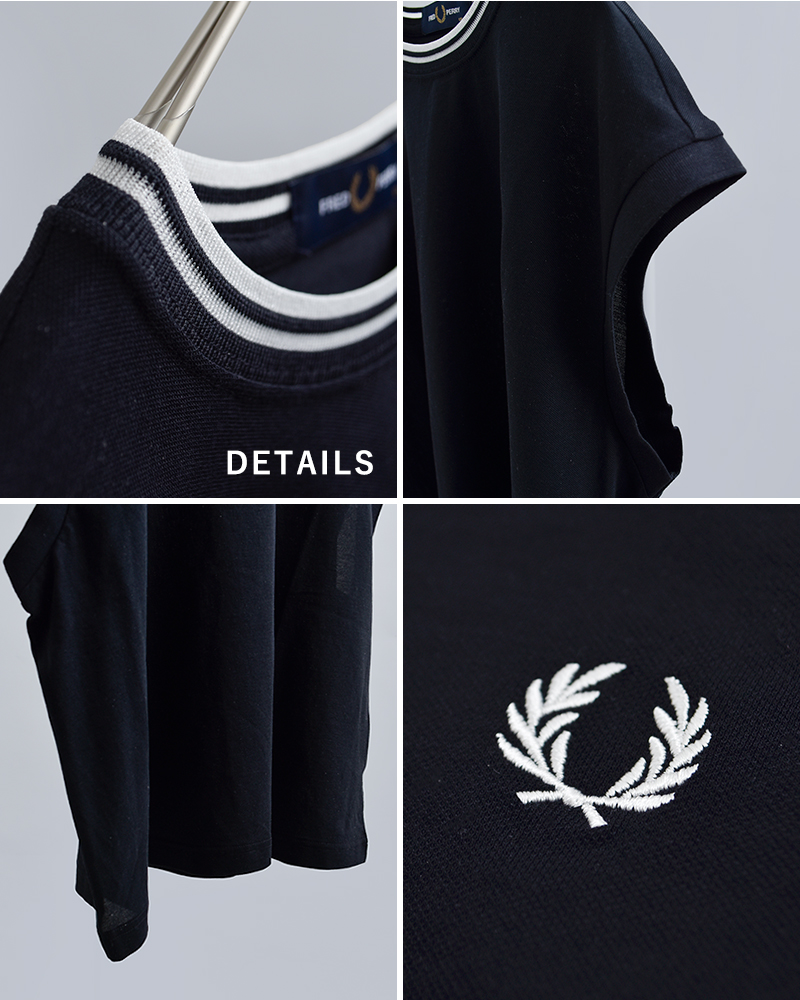 FRED PERRYシアー ティップド ピケTシャツ SHEER TIPPED PIQUE T-SHIRT g2175