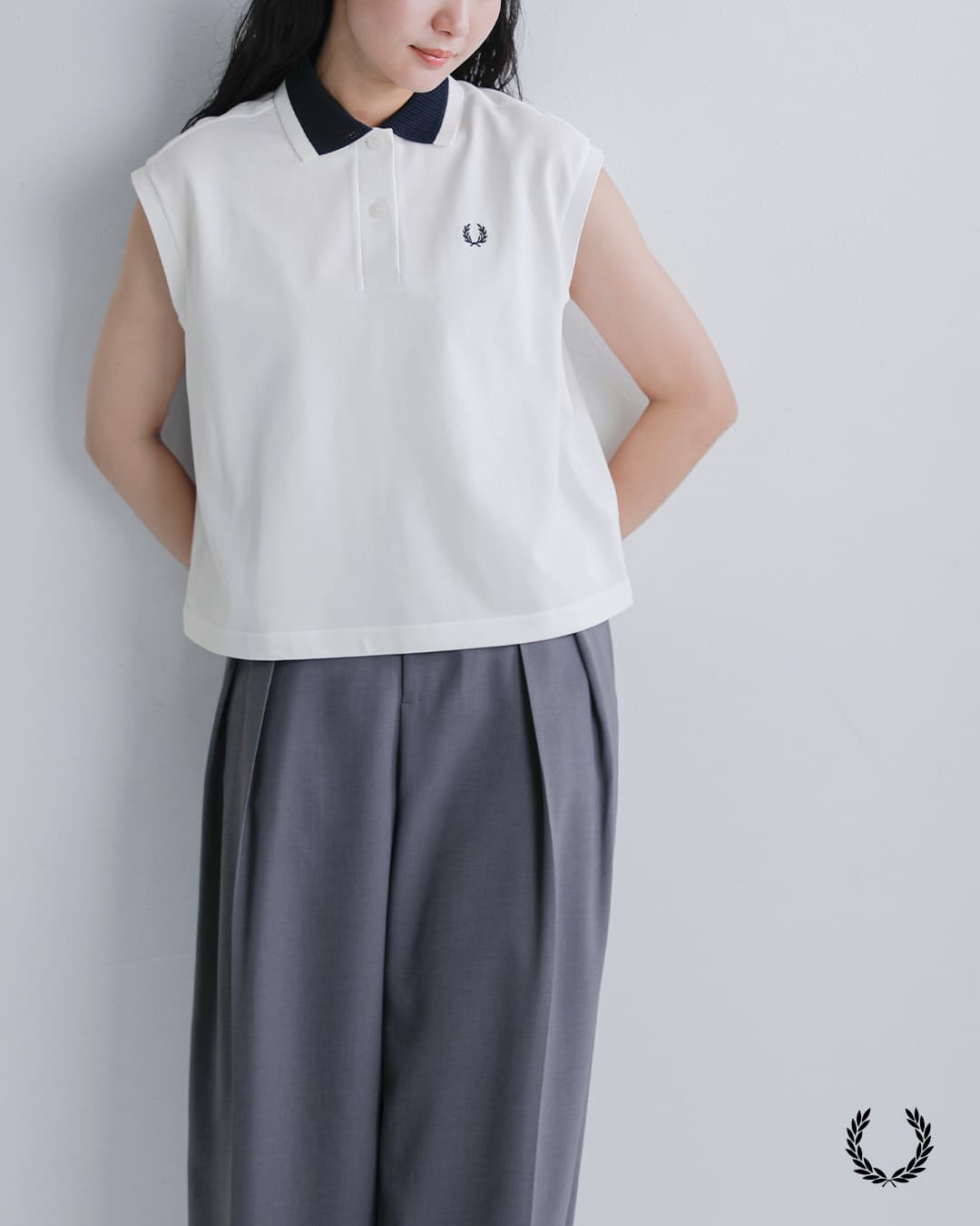 NEW]FRED PERRY フレッド ペリー メッシュカラー ポロシャツ MESH