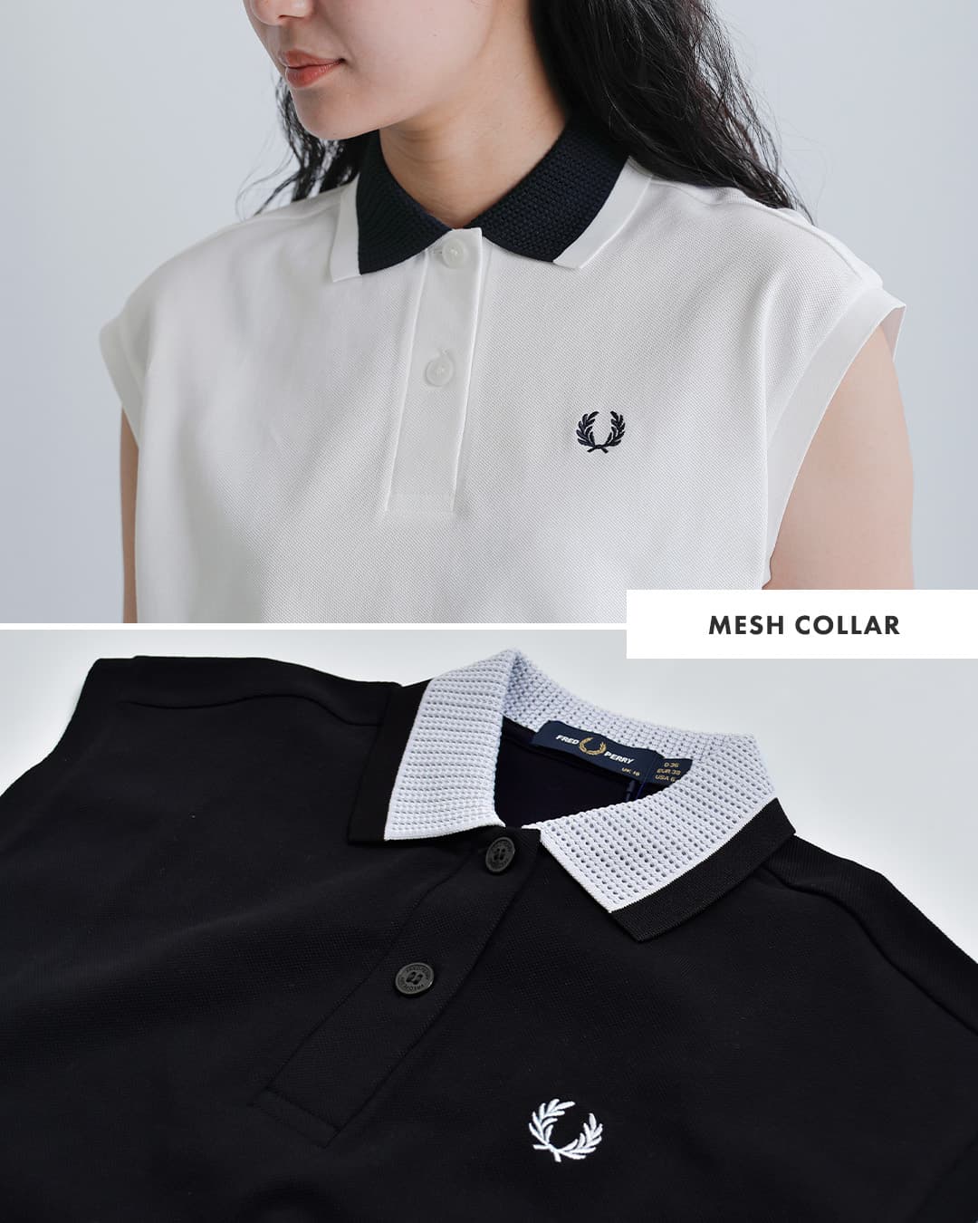 FRED PERRYメッシュカラー ポロシャツ MESH COLLAR POLO SHIRT g2181