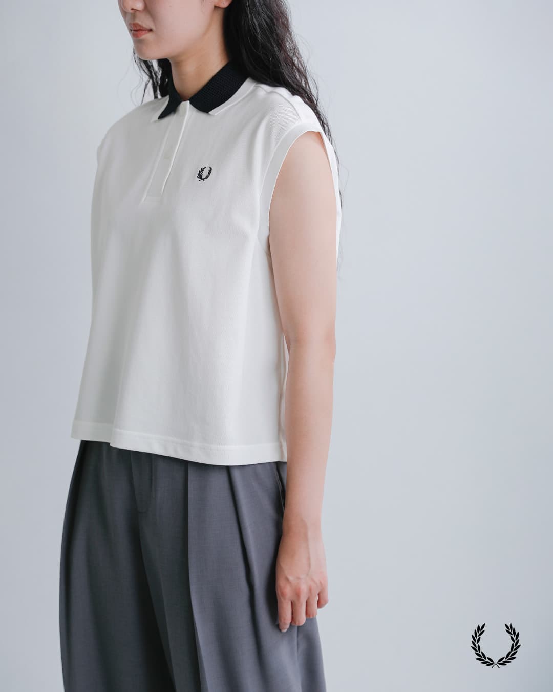 NEW]FRED PERRY フレッド ペリー メッシュカラー ポロシャツ MESH