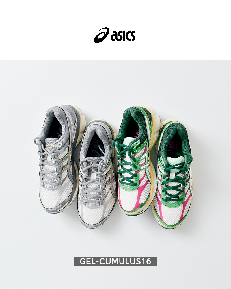 ASICS(アシックス)ゲルキュムラススポーツスタイルスニーカー“GEL-CUMULUS16”gel-cumulus16