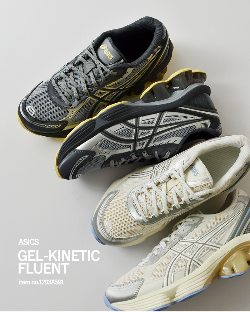 ASICS(アシックス)ゲルキネティックフルーエントスポーツスタイルススニーカーGEL-KINETICFLUENTgel-kinetic-fl