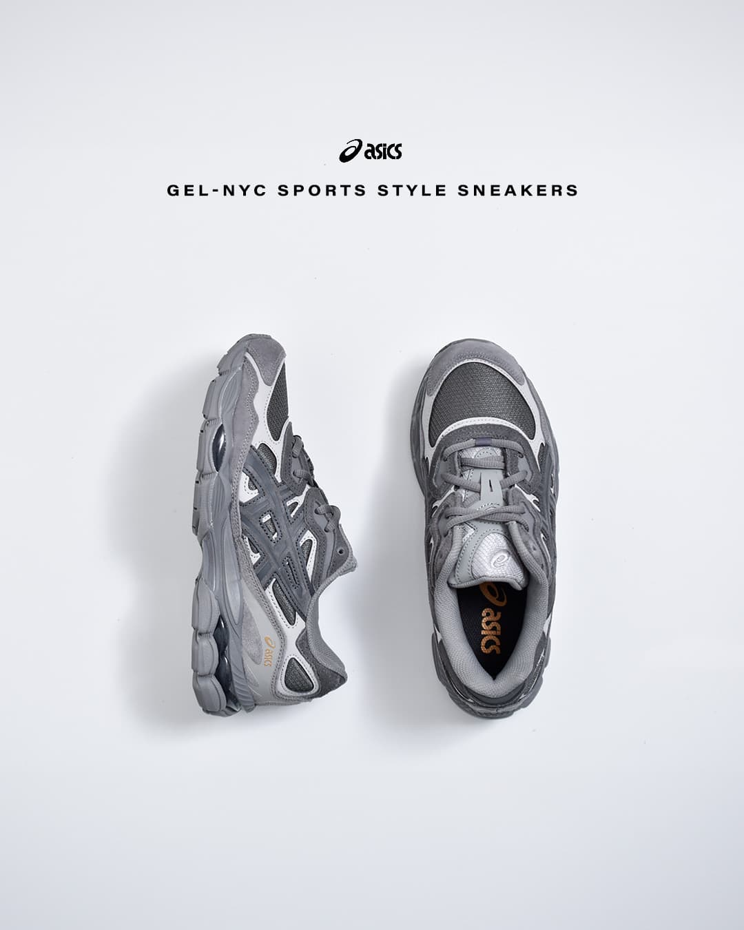 ASICSゲルエヌワイシー スポーツスタイル スニーカー GEL-NYC gel-nyc-same3