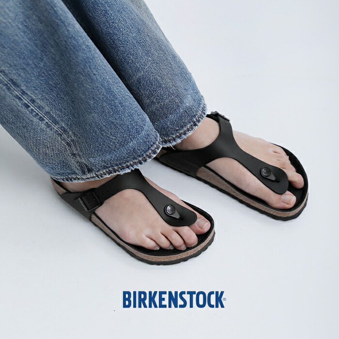 BIRKENSTOCK(ビルケンシュトック)ギゼ ビルコフロー トリプルブラック レギュラー サンダル Gizeh gizeh-bf