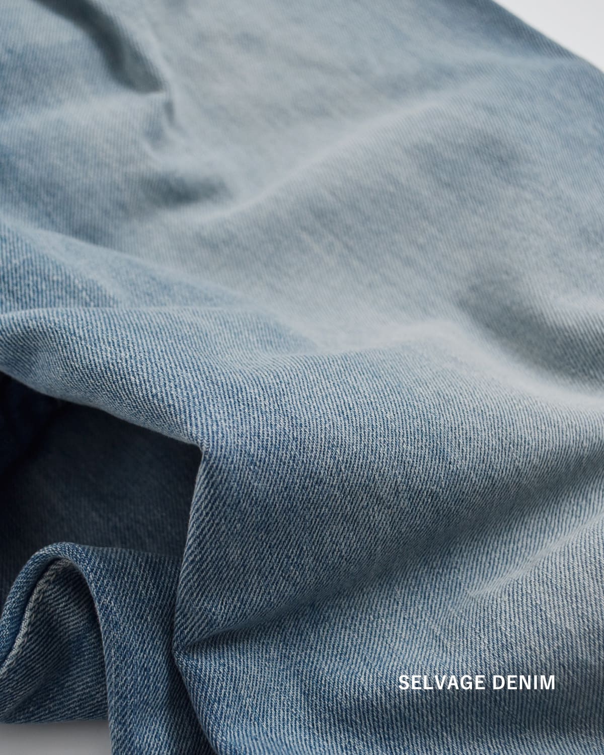 graphpaper�c�[�^�b�N ���C�h �Z���r�b�` �f�j���p���c �gSelvage Denim Two Tuck Wide Pants�h gl261-40062lb