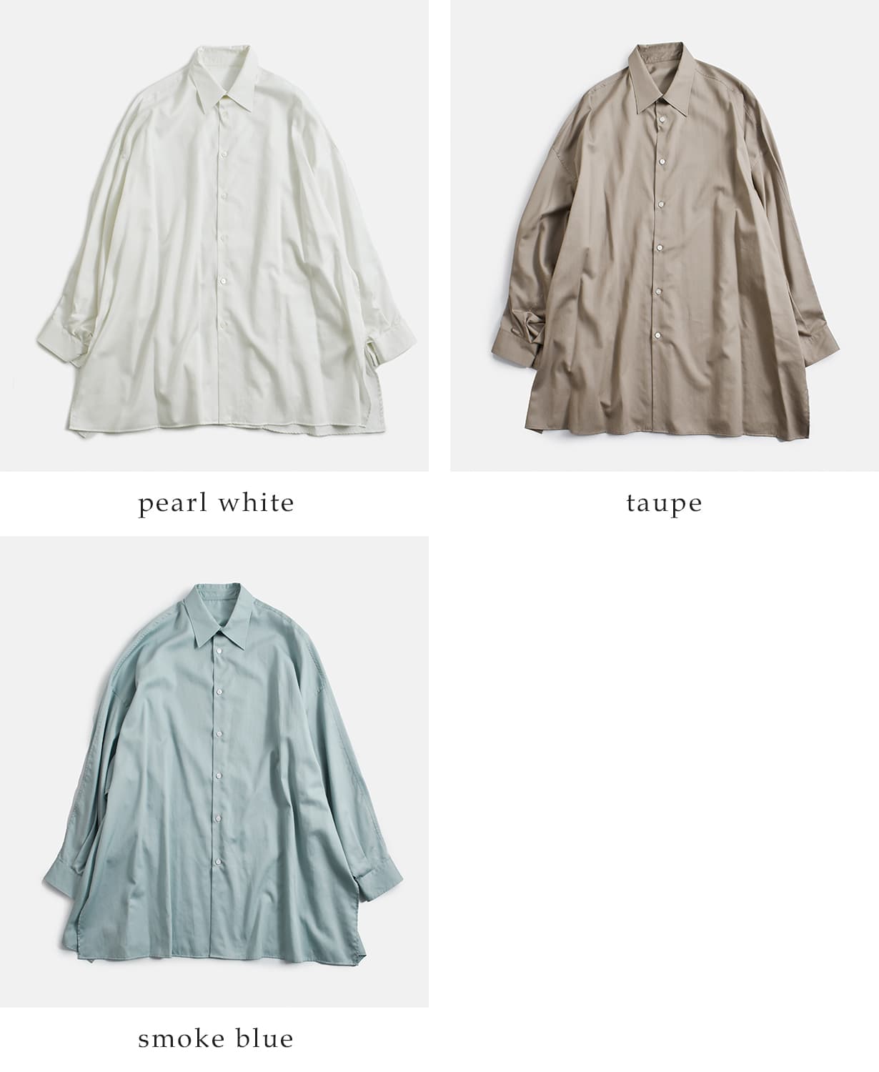 graphpaper�V���R�� �|�v���� �f�B�[�v�X���b�g ���M�����[�J���[ �V���c �gSilicon Poplin Deep Slit Regular Collar Shirt�h gl261-50183