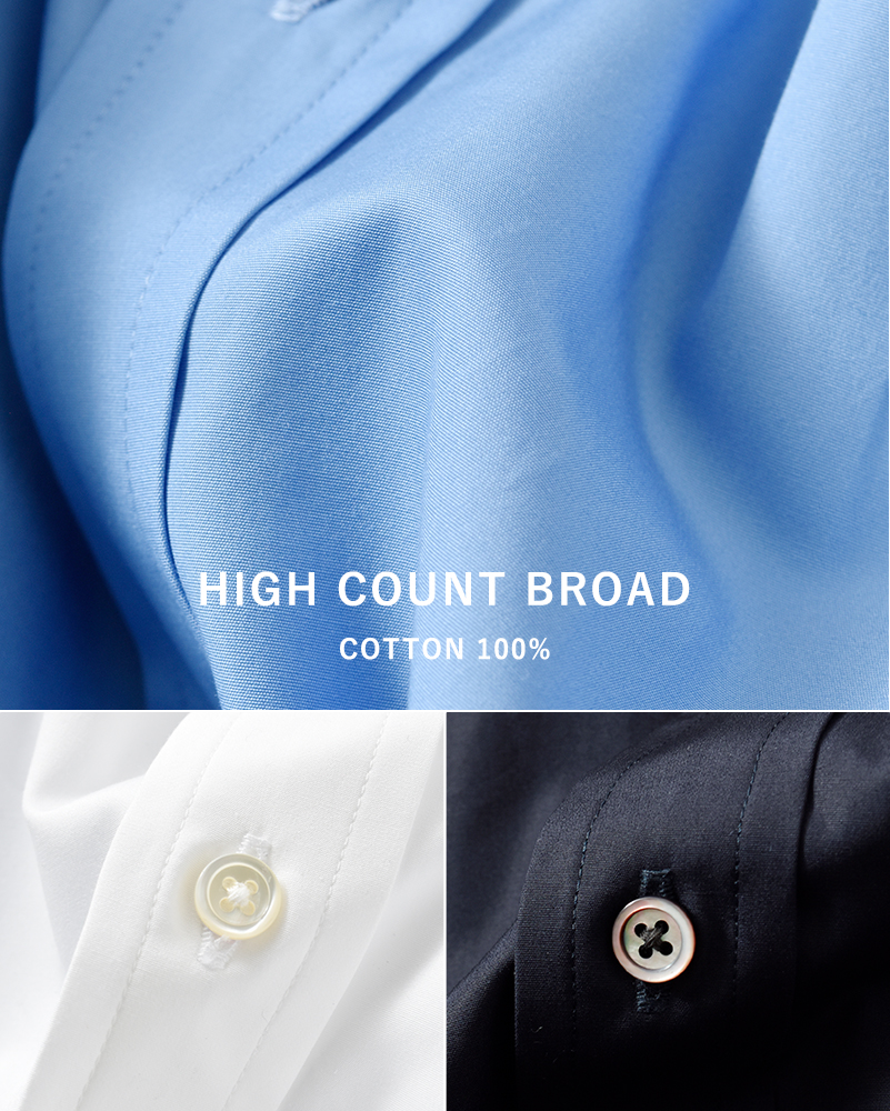 graphpaper(�O���t�y�[�p�[)�R�b�g���o���h�J���[�V���c�����s�[�X�hHighCountBroadOversizedBandCollarShirtDress�hgl261-60036b