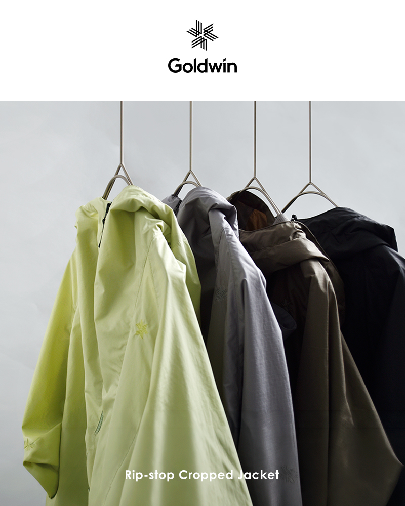 GOLDWIN(�S�[���h�E�C��)���b�v�X�g�b�v�N���b�v�h�W���P�b�gRip-stopCroppedJacketglw16147