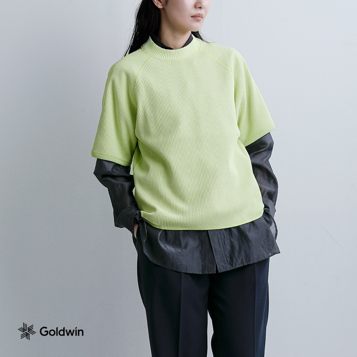 GOLDWIN(�S�[���h�E�C��)���b�t�����C�g���b�N�l�b�NT�V���cWFLightMockNeckT-shirtglw66154