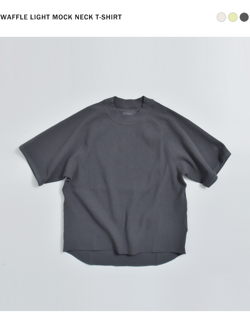 GOLDWIN(�S�[���h�E�C��)���b�t�����C�g���b�N�l�b�NT�V���cWFLightMockNeckT-shirtglw66154