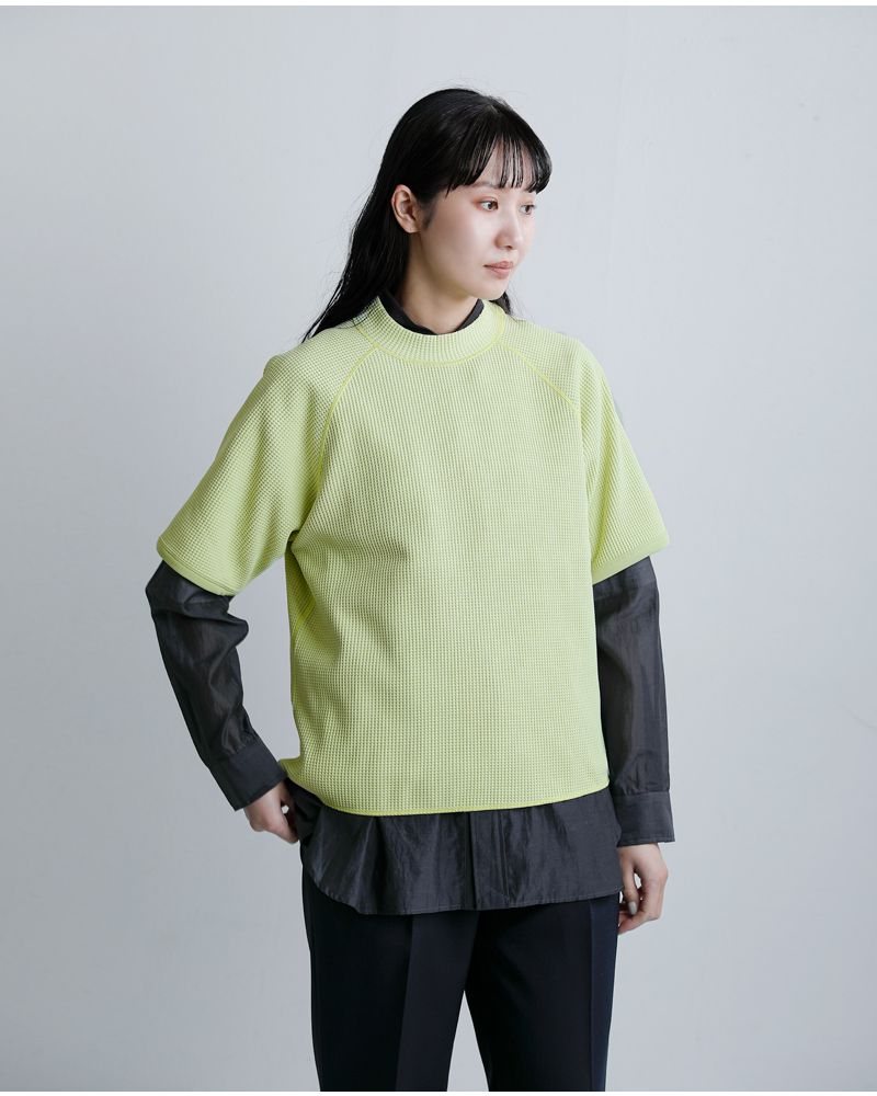 GOLDWIN(�S�[���h�E�C��)���b�t�����C�g���b�N�l�b�NT�V���cWFLightMockNeckT-shirtglw66154