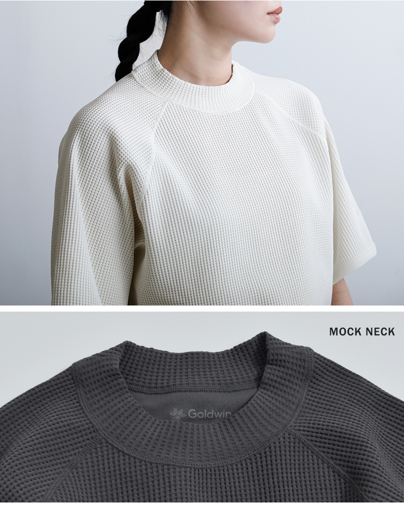GOLDWIN(�S�[���h�E�C��)���b�t�����C�g���b�N�l�b�NT�V���cWFLightMockNeckT-shirtglw66154