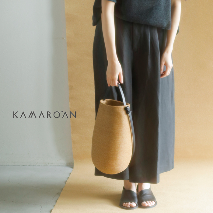Kamaroan(�J�}���A��)���U�[�n���h��2way�S�[�h�o�P�b�g�J�S�o�b�O�gGourdBucketBag�hgourd-bucket-bag