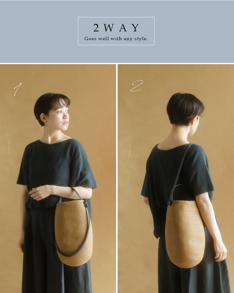 Kamaroan(�J�}���A��)���U�[�n���h��2way�S�[�h�o�P�b�g�J�S�o�b�O�gGourdBucketBag�hgourd-bucket-bag