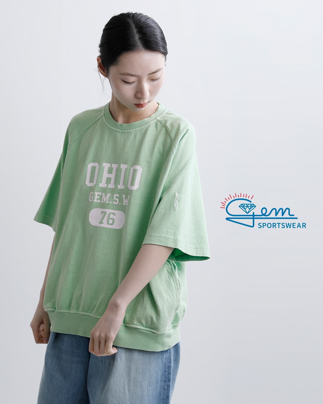 GEM SPORTSWEAR(ジェムスポーツウェア)コットン プリント 半袖Tシャツ HALF SLEEVE TEE gsw2605001