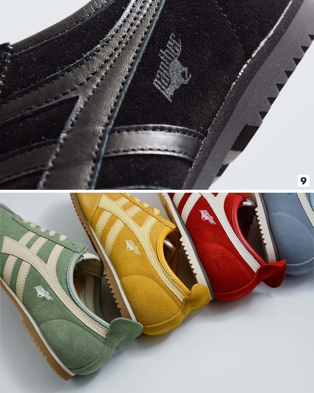 PANTHERPANTHER GT DELUXE スエード アッパー スニーカー gt-deluxe