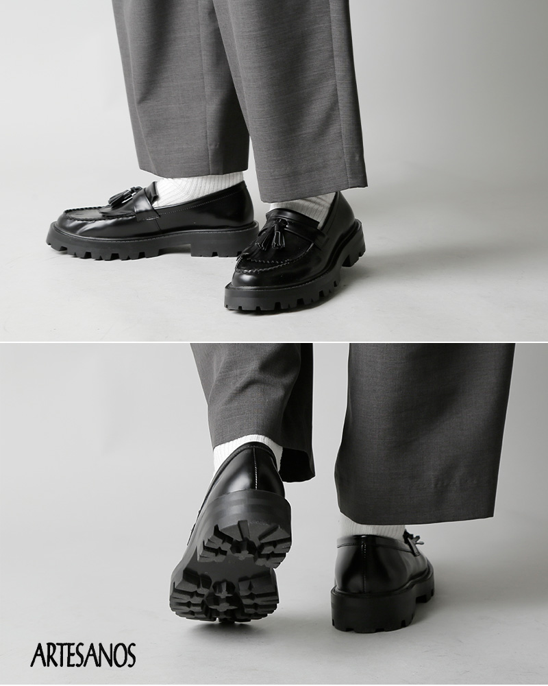 クーポン対象】ARTESANOS アルテサノス aranciato別注 ガラスレザー