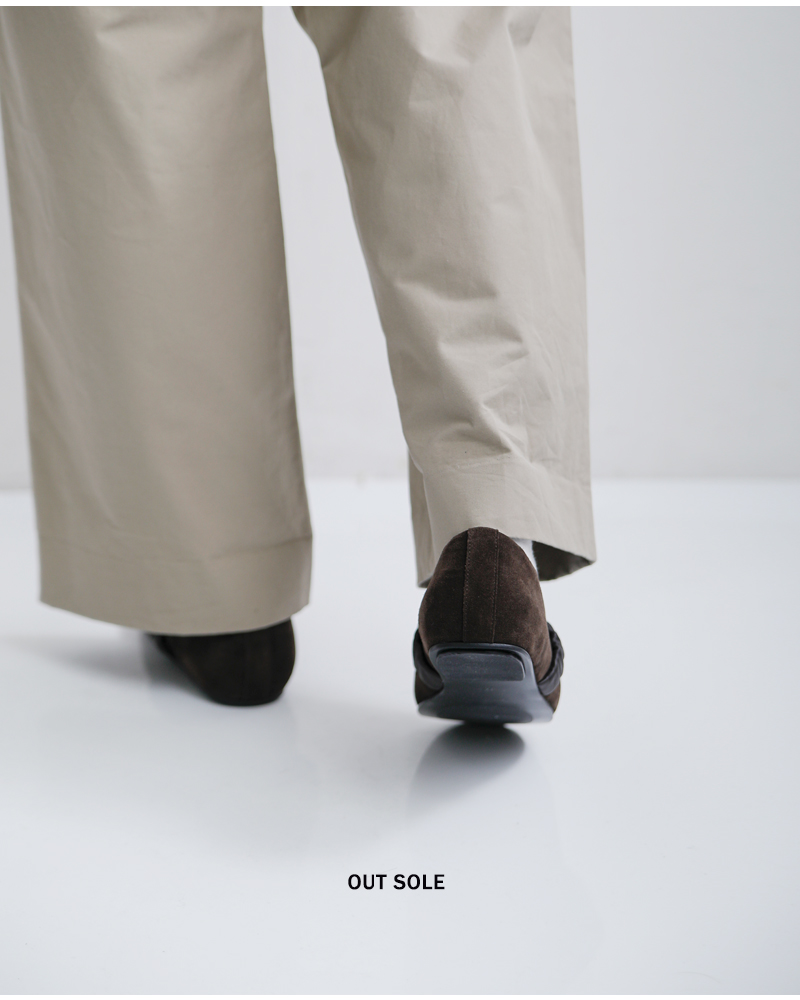 ARTESANOS(アルテサノス)カウスエードレザーベルトバレエシューズgu5-675-af