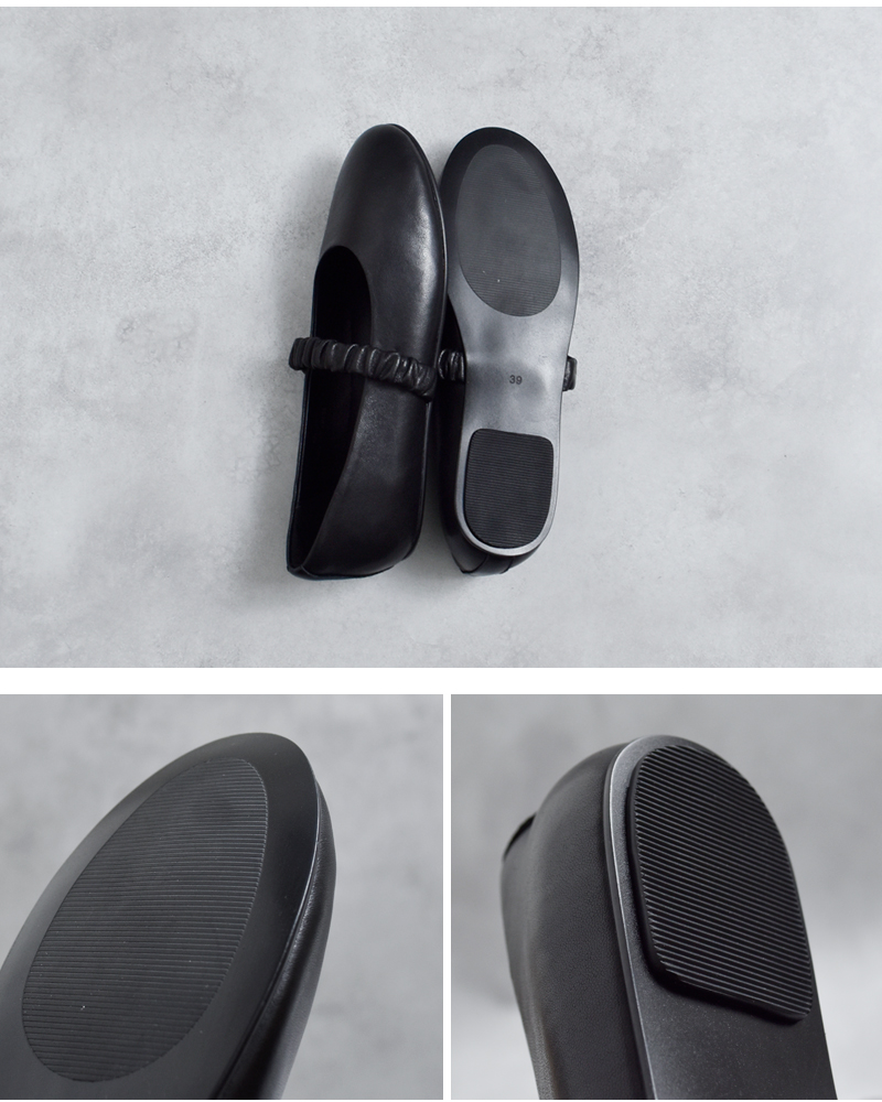 ARTESANOS(アルテサノス)カウレザーベルトバレエシューズgu5-675-se