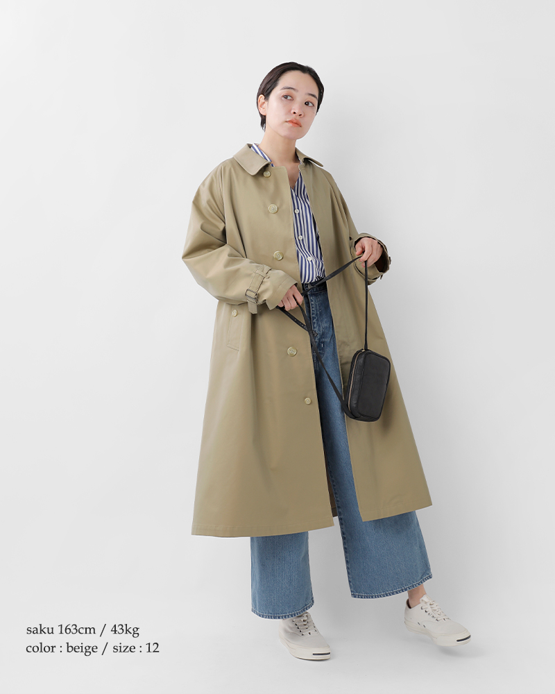 Gymphlex(ジムフレックス)コットンギャバジンバルマカーンコートgy-a0163syr