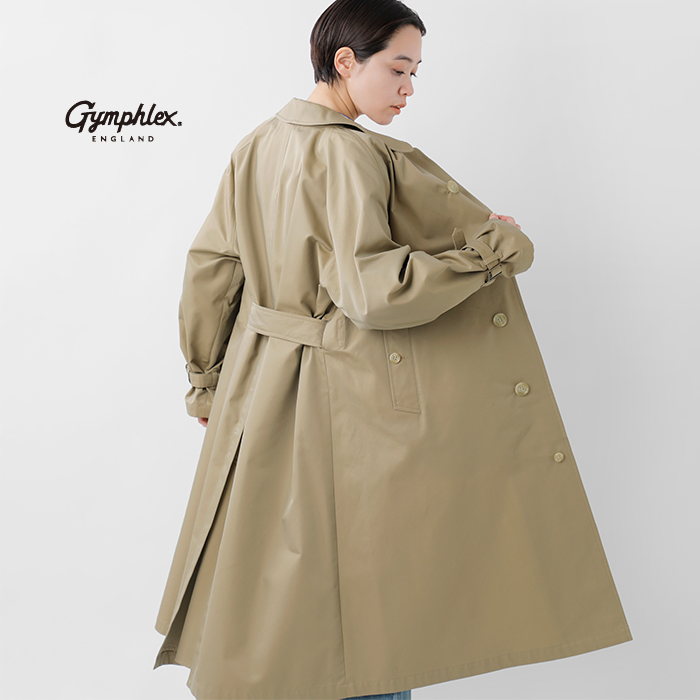 Gymphlex(ジムフレックス)コットンギャバジンバルマカーンコートgy-a0163syr