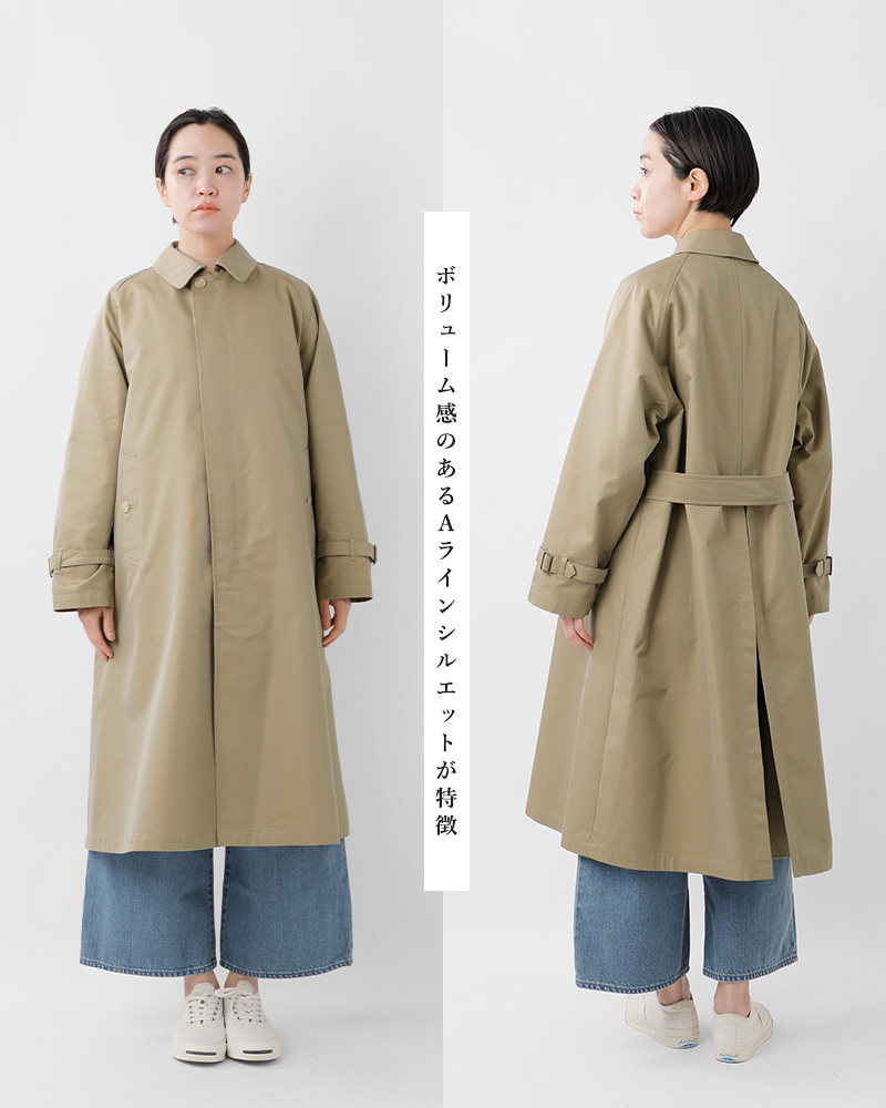 Gymphlex(ジムフレックス)コットンギャバジンバルマカーンコートgy-a0163syr