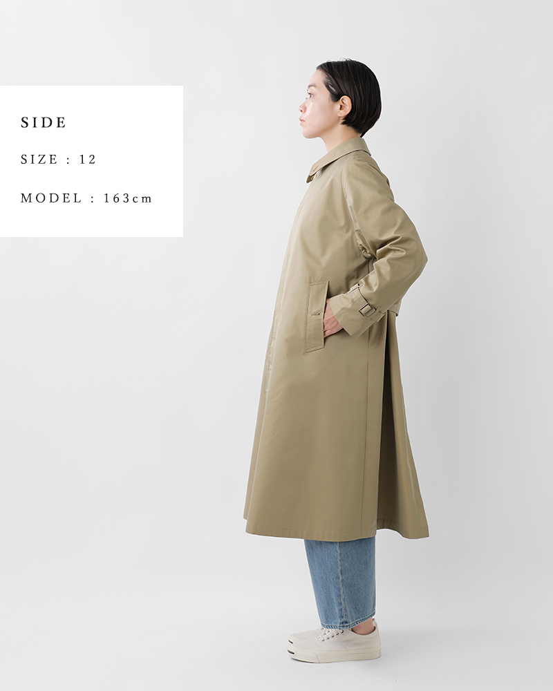 Gymphlex(ジムフレックス)コットンギャバジンバルマカーンコートgy-a0163syr