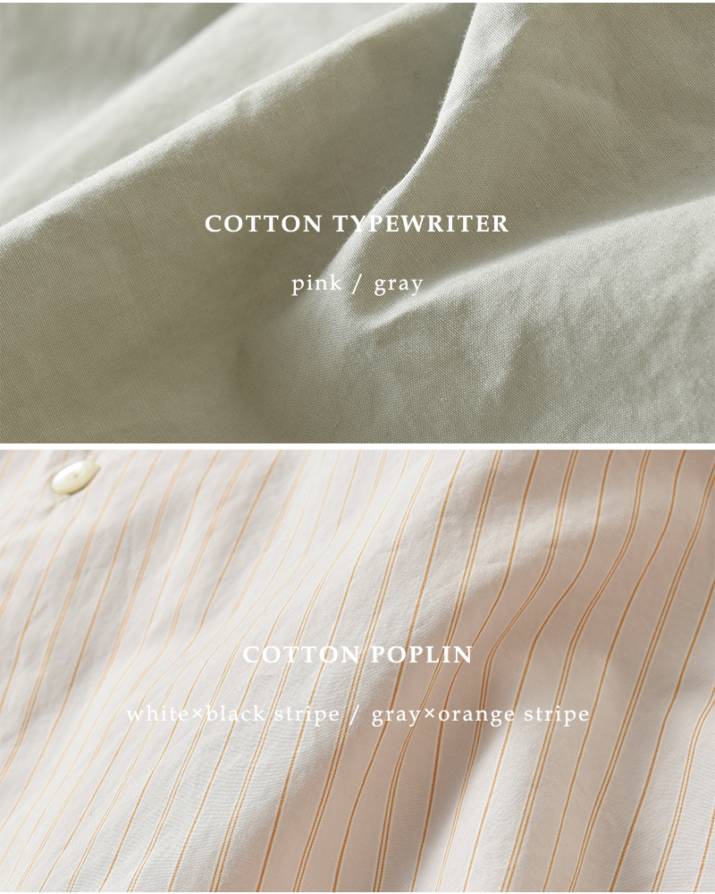 Gymphlex(ジムフレックス)コットンレギュラーカラー長袖チュニックシャツgy-b0365ogt-pse-pms