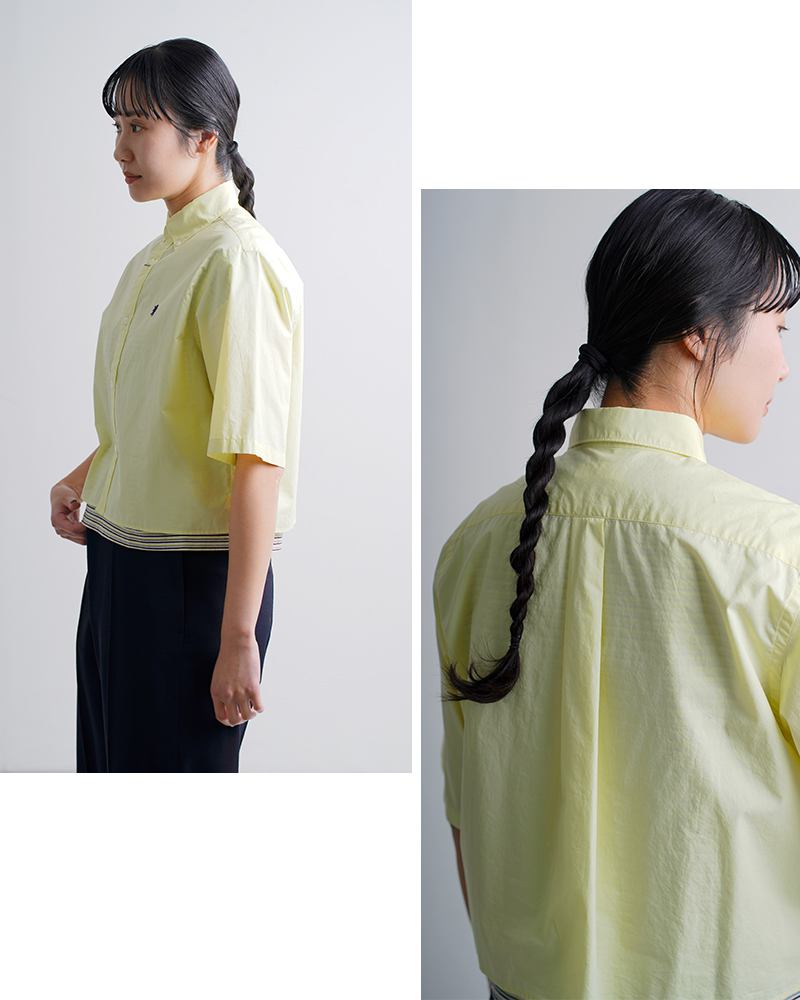 Gymphlex(ジムフレックス)コットンボタンダウン半袖シャツgy-b0367ogts-cbk