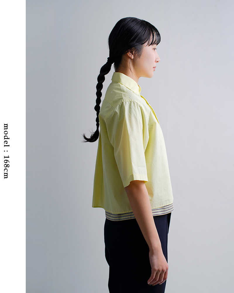 Gymphlex(ジムフレックス)コットンボタンダウン半袖シャツgy-b0367ogts-cbk