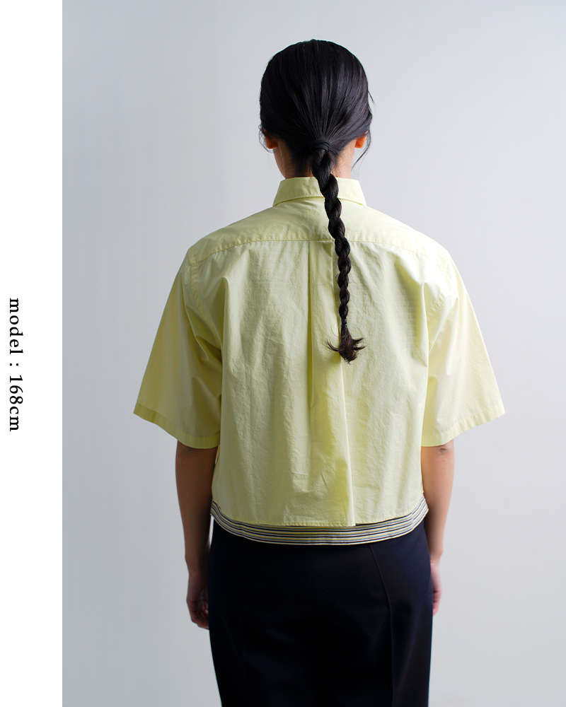 Gymphlex(ジムフレックス)コットンボタンダウン半袖シャツgy-b0367ogts-cbk