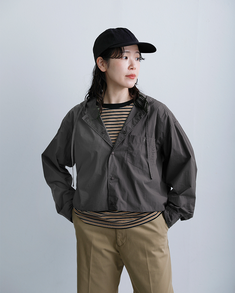 Gymphlexウルトラライト ストレッチ フードシャツ gy-b0463dnt