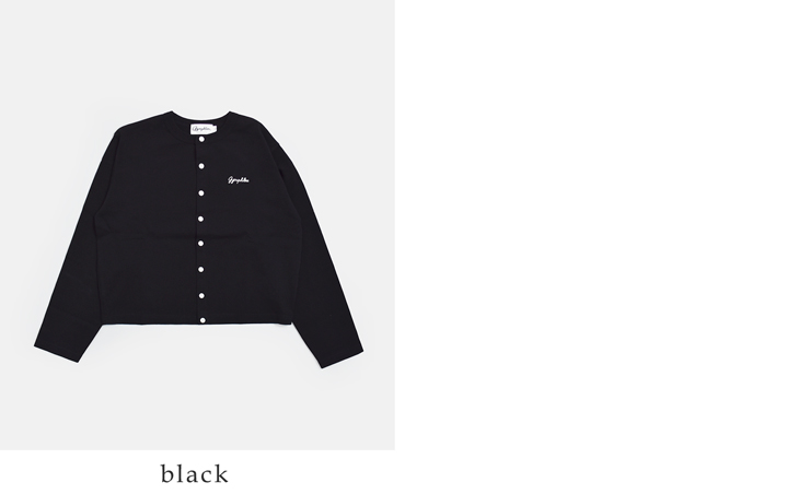 Gymphlex(ジムフレックス)コットン天竺ショートクルーネックカーディガンgy-c0367sct