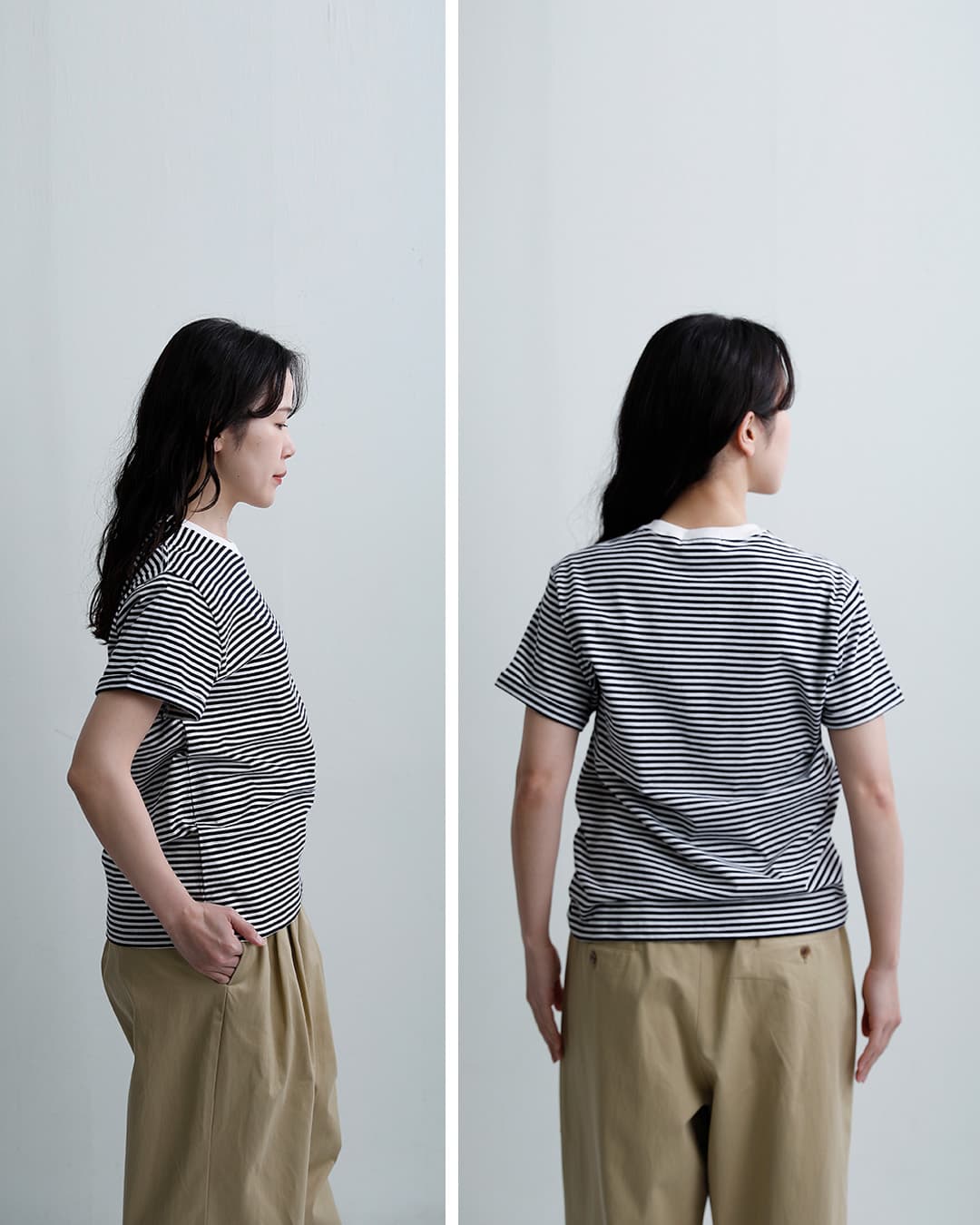 Gymphlexコットン天竺 チェーン刺繍 半袖Tシャツ gy-c0446com