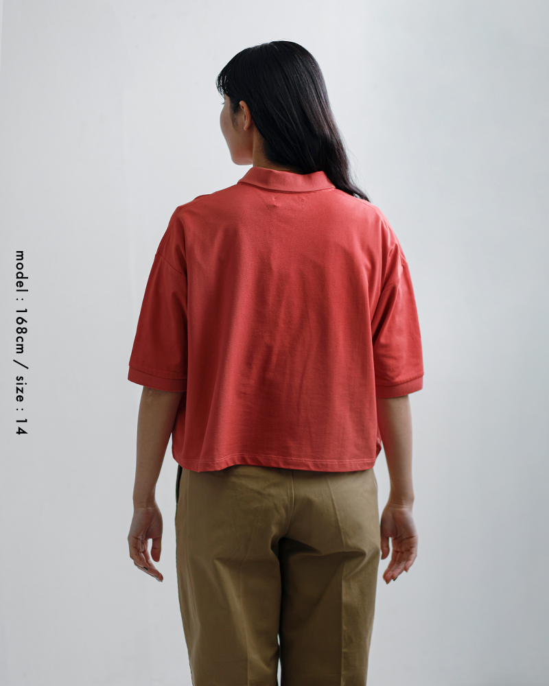 Gymphlex(ジムフレックス)コットン鹿の子ドルマンスリーブポロシャツgy-c0447kka