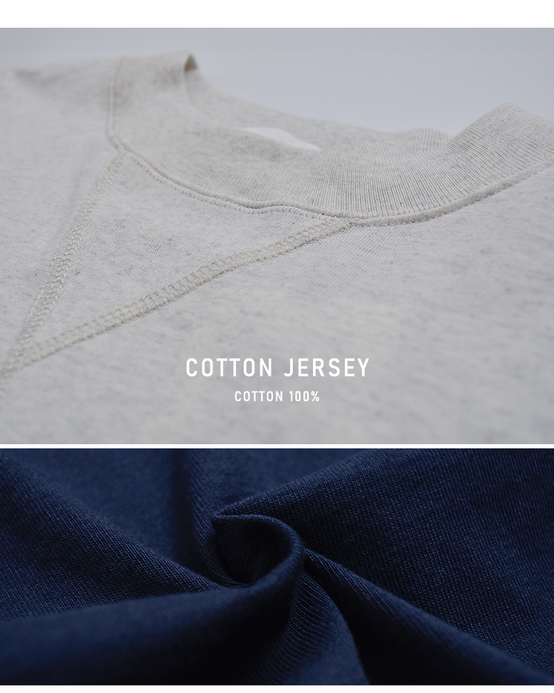 Gymphlex(ジムフレックス)コットン天竺ワイドクルーネックワンピースgy-c0543hkt