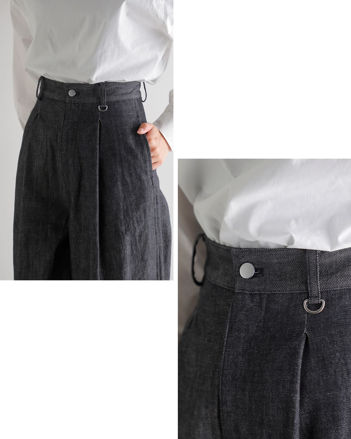 Hella(ヘラ)スノーデニムコクーンパンツSNOWDENIMPANTS h261-32