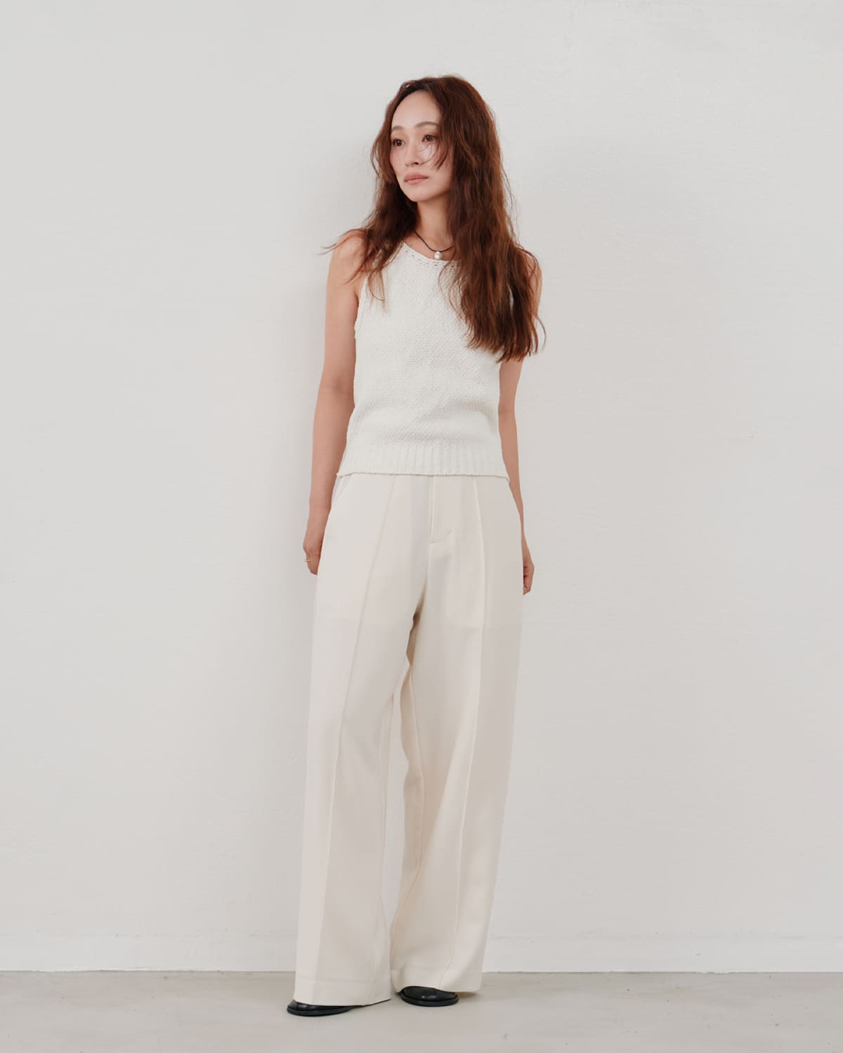 Hella(ヘラ)ピンタックワイドパンツPINTUCKWIDEPANTS h261-33