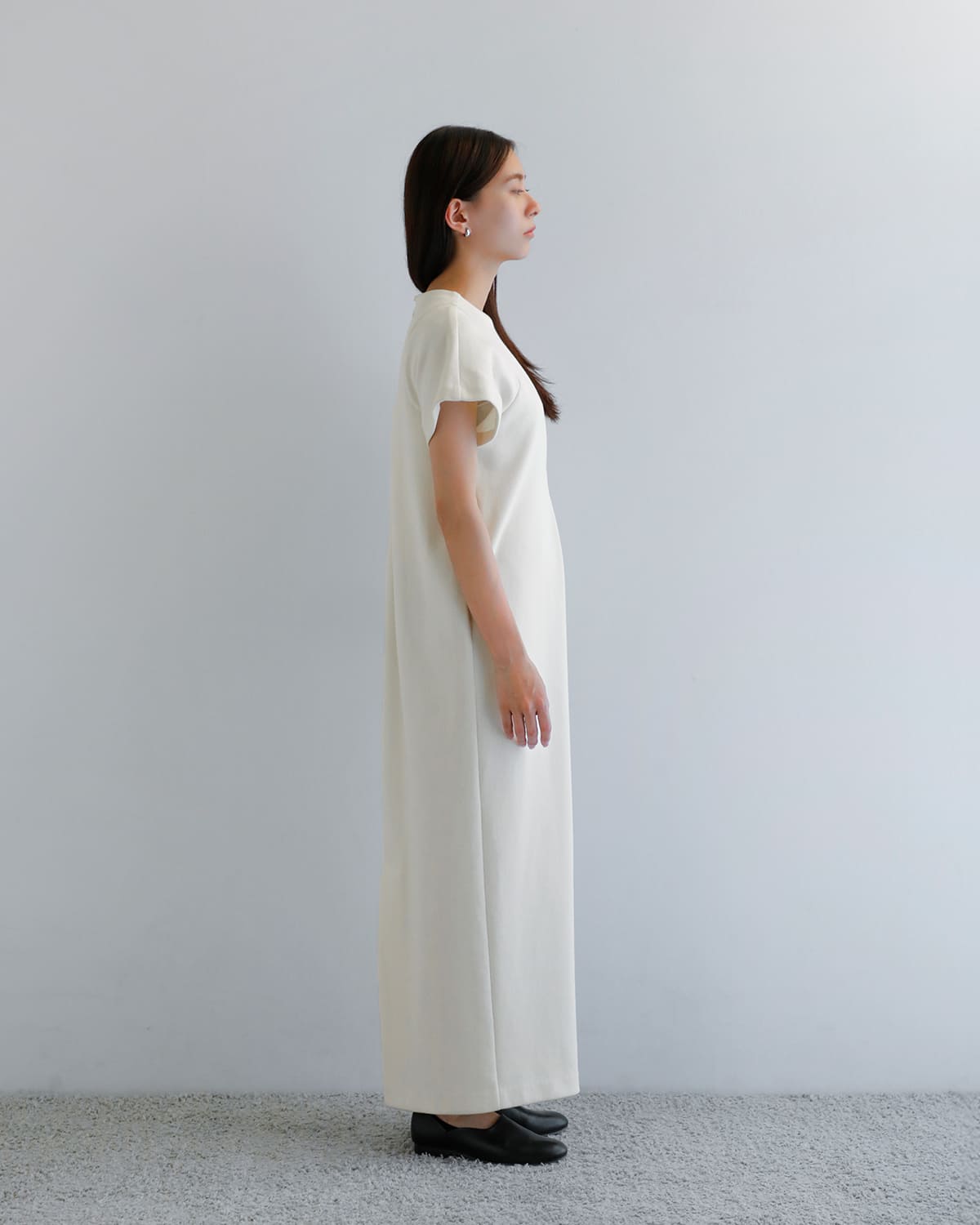 Hella(ヘラ)フロントタックコクーンドレスFRONTTUCKCOCOONDRESS h261-45