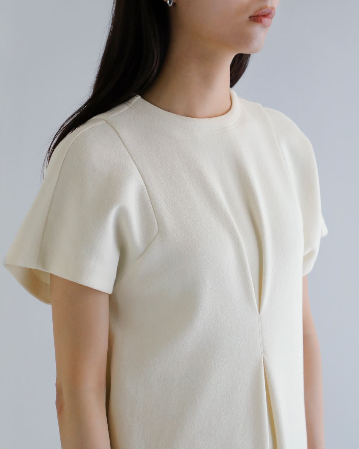 Hella(ヘラ)フロントタックコクーンドレスFRONTTUCKCOCOONDRESS h261-45