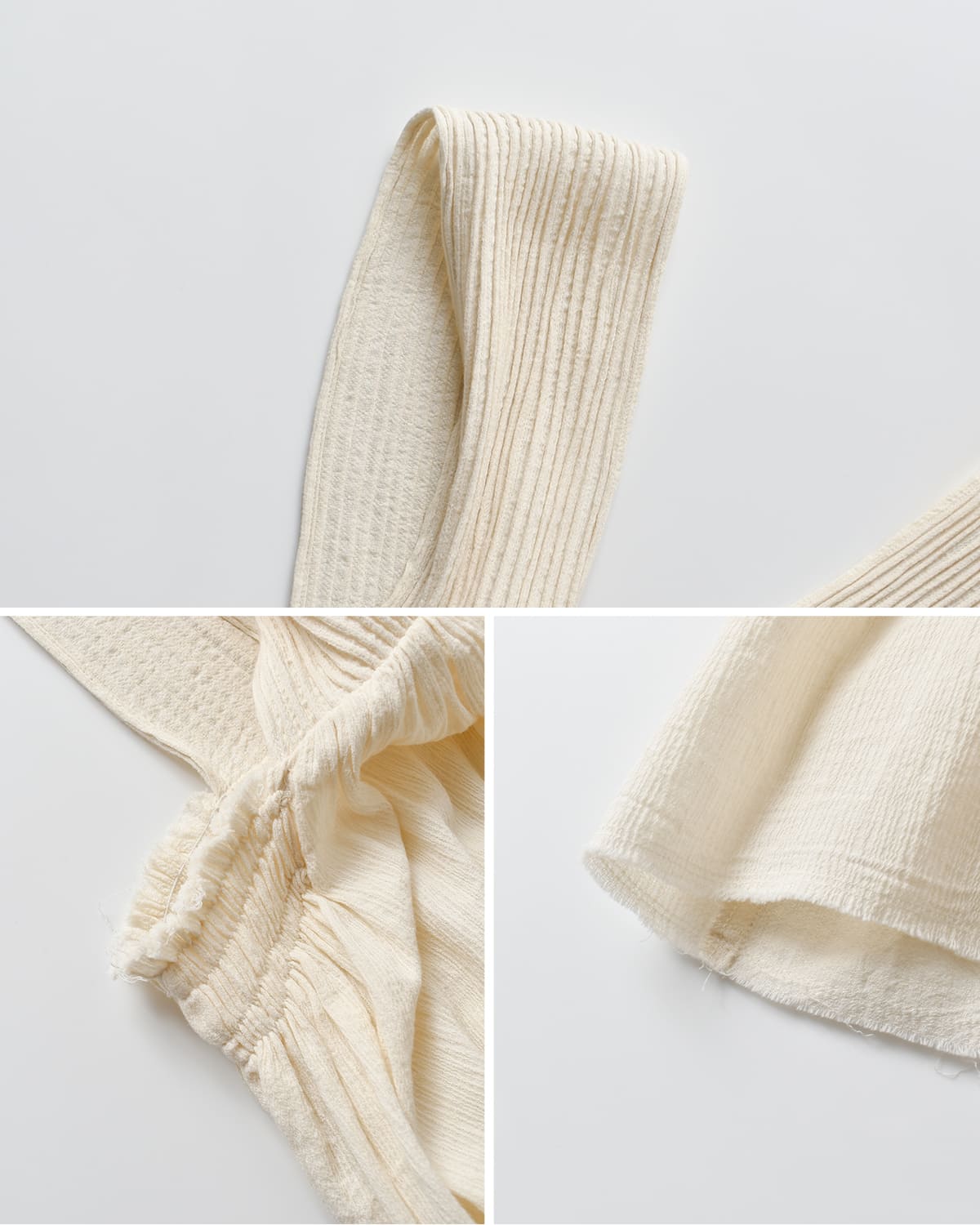 Hella(ヘラ)コットンクレープVネックギャザートップスCOTTONCREPEGATHERTOP h261-80