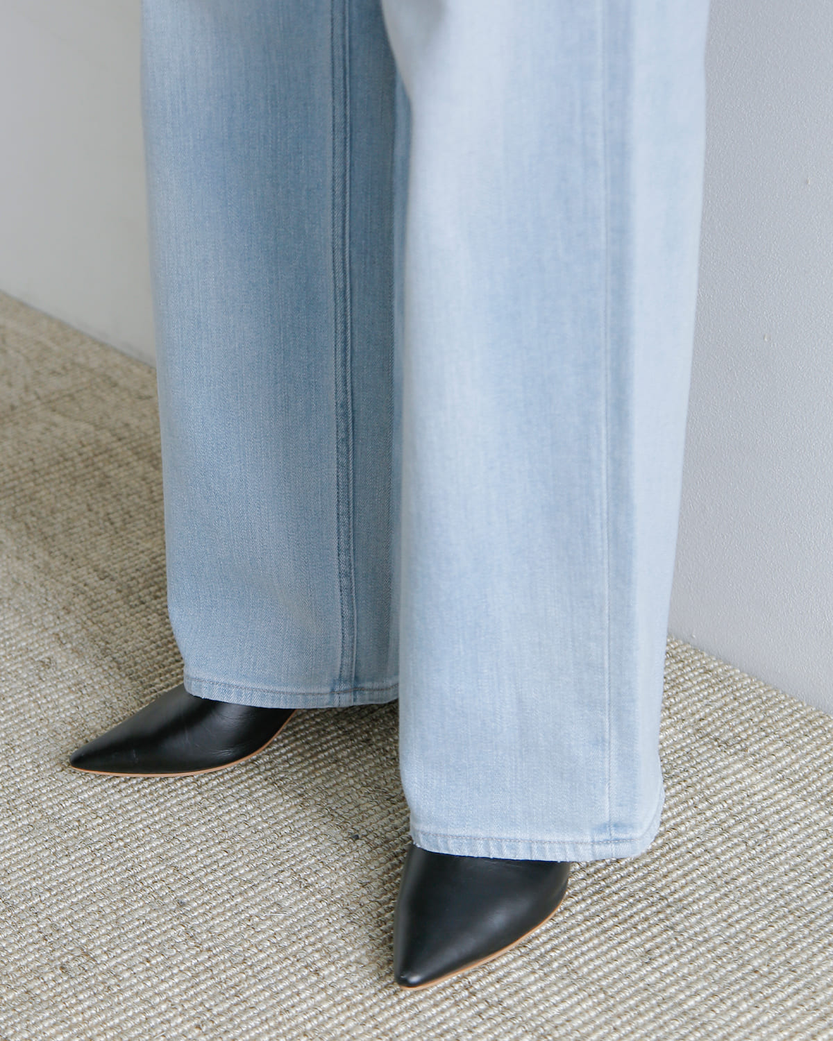 Healthy Denim(ヘルシーデニム)ミッドライズワイドストレートデニムパンツ  “Pink Pepper Midrise” h87350403