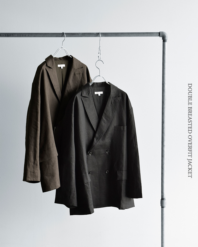 Honneteダブルブレスト オーバーフィット ジャケット ho-26ss-j13l