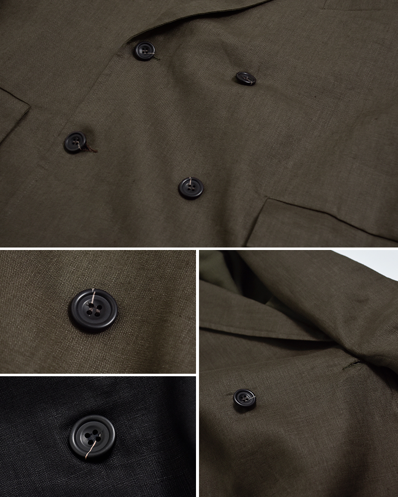 Honneteダブルブレスト オーバーフィット ジャケット ho-26ss-j13l