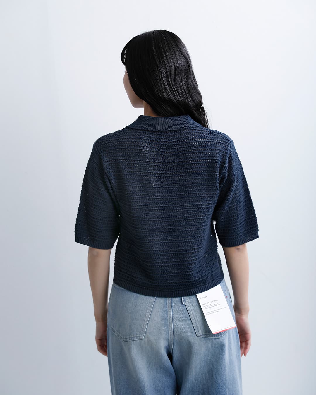 Healthknit ヘルスニット コットン ポロカラー 半袖 ニット プル